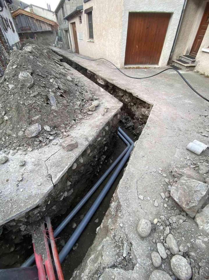 Travaux infrastructure Haute-Maurienne